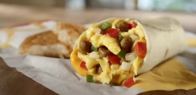 McDonald´s Sausage Burrito 'Tortilla Blanket'