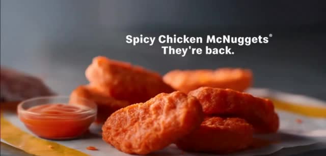 McDonald´s Spicy Chicken McNuggets 'They're Back: 30% Off'