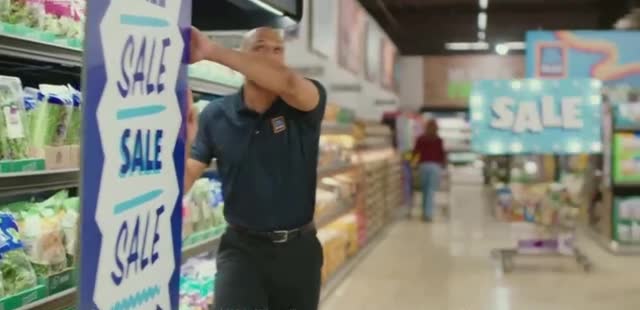 Aldi Man hears a voice say low prices