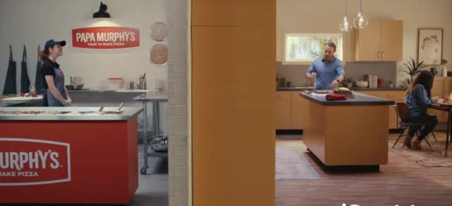 Papa Murphys girl in Pizza Taco Grande 'Make the Pizza Great'