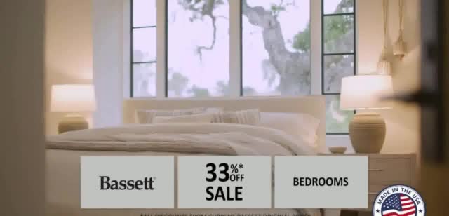 Bassett Made in the USA Sale 'Talented Artisans: 33% Off'