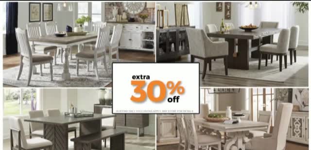 Ashley HomeStore 'One Day: Extra 30% Off'