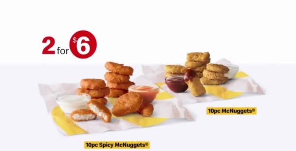 McDonald´s Spicy Chicken McNuggets '2 for $6 McNuggets'
