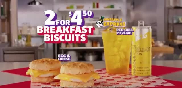  Breakfast Biscuits 'Said it Four Times: $4.50'