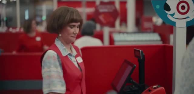  Man stares in amazement at Kristen Wiig's stunt