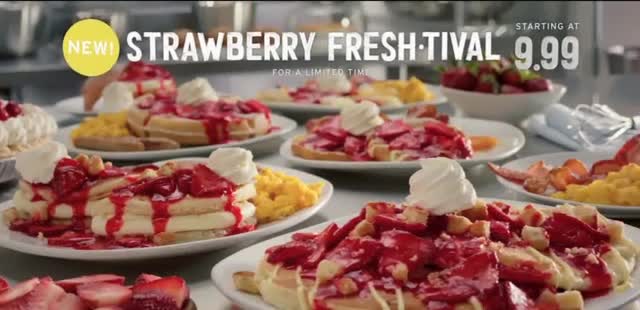 Perkins Restaurant & Bakery Strawberry Freshtival 'Too Many: $9.99'
