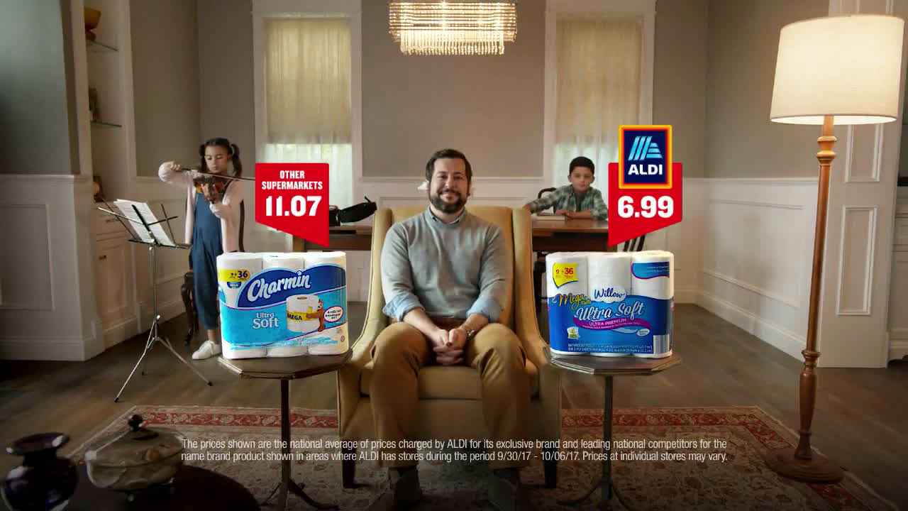 Aldi I Like ALDI Toilet Paper Ad Commercial on TV