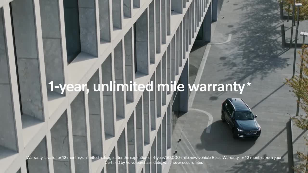 Volvo Certified by Volvo Program Benefits 