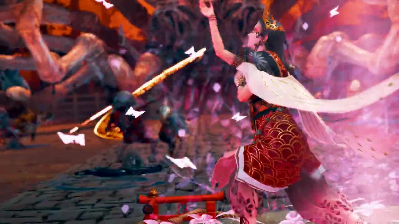 Kunitsu-Gami: Path of the Goddess - "Soh" Gameplay  Trailer
