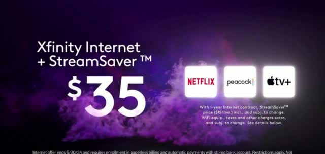 Xfinity Save on the Biggest Names in Streaming: $35