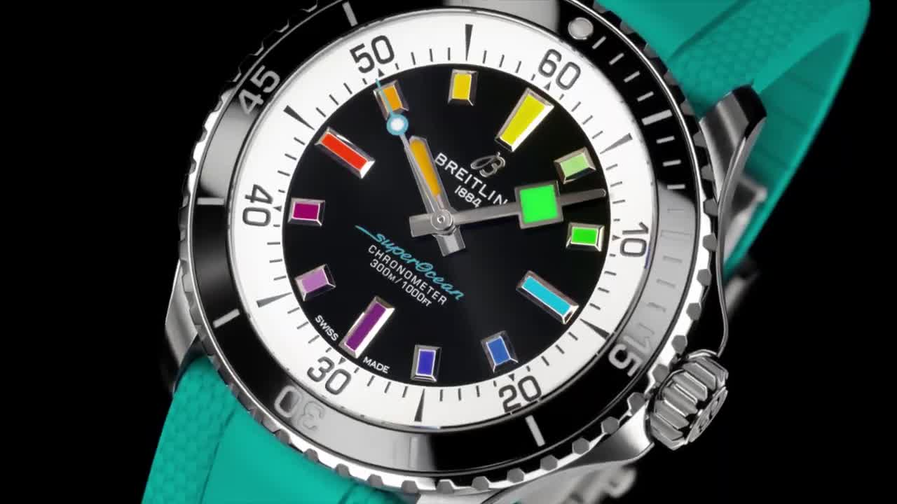 Breitlight Superocean Rainbow Dial Edition Campaign