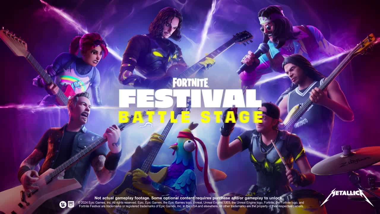 Fortnite Festival - Battle Stage (feat. Metallica) Trailer
