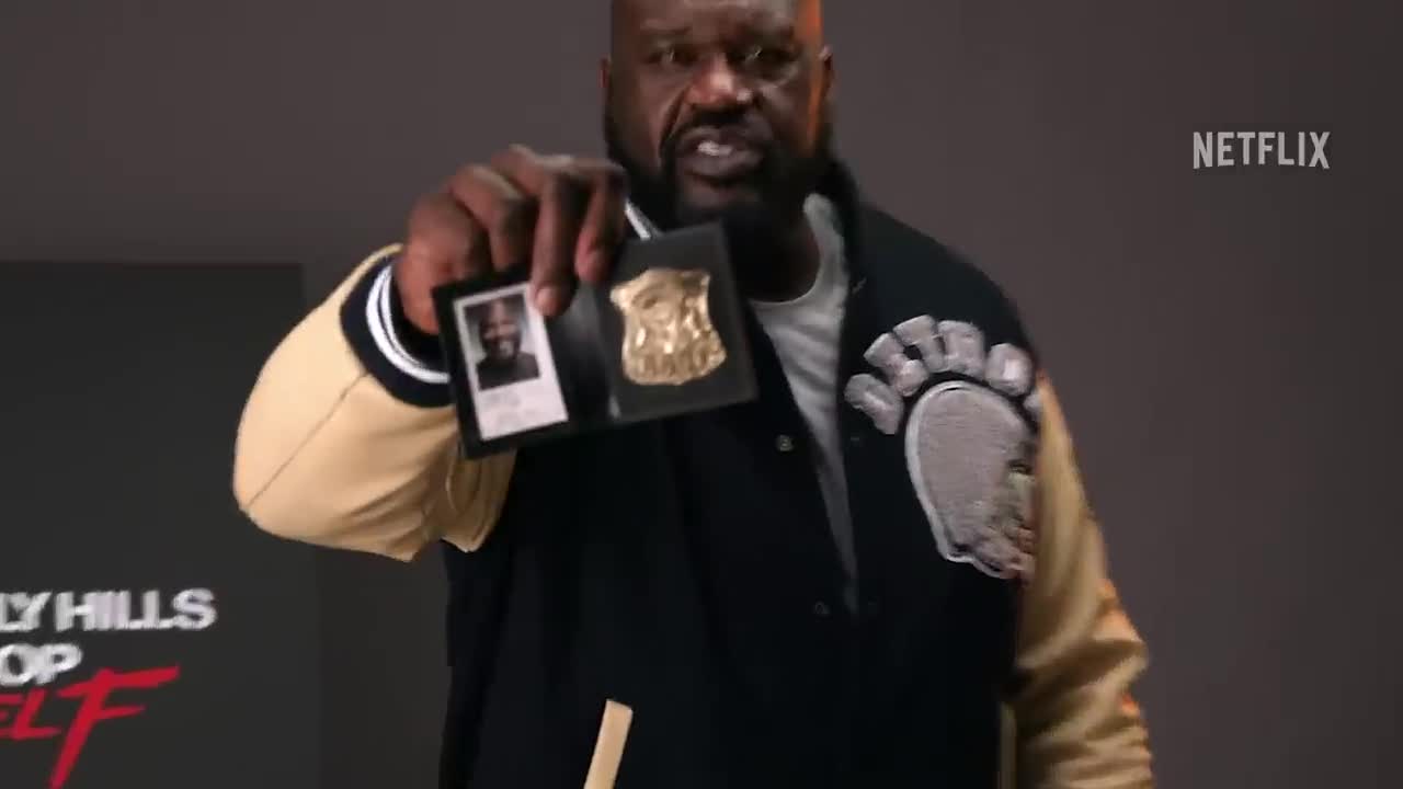 Netflix Shaq Auditions for Beverly Hills Cop: Axel F 