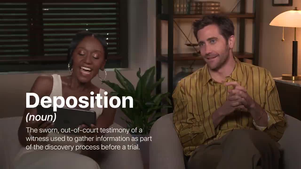 Apple TV+ Jake Gyllenhaal & Nana Mensah Get Quizzed on Legal 