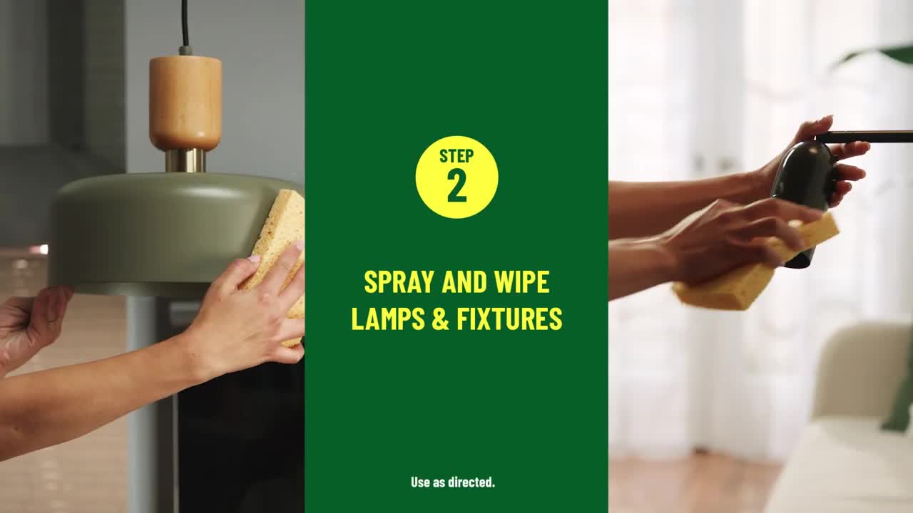 Pine-Sol How to Clean Light Fixtures with Pine-Sol