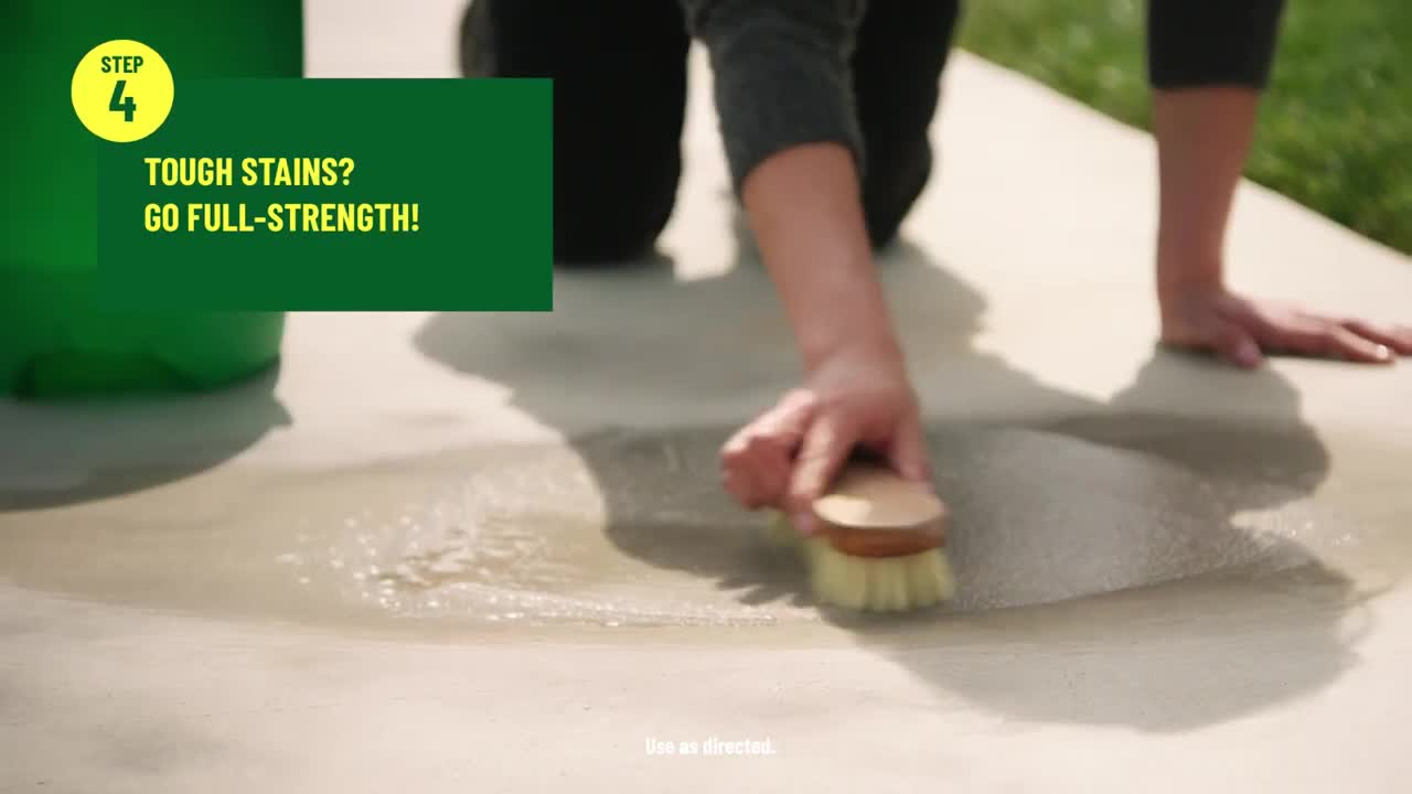 Pine-Sol How to Clean Concrete with Pine-Sol