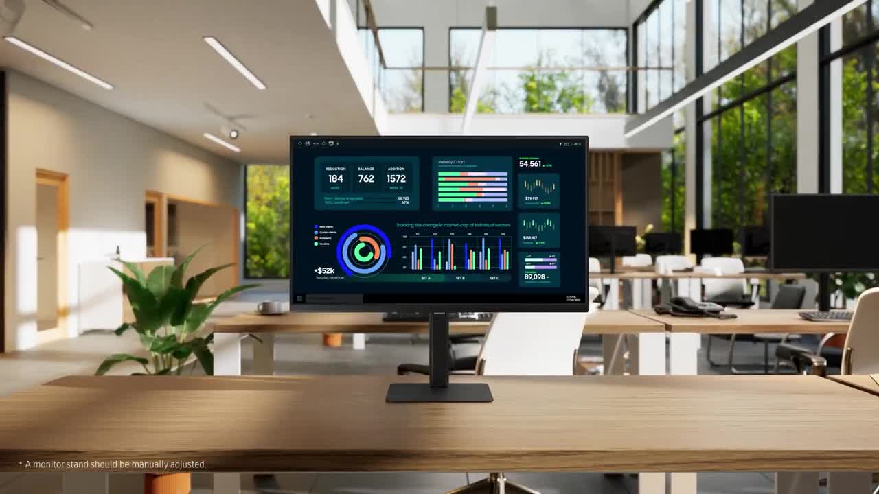 Samsung Discover the deeper details with ViewFinity S80D