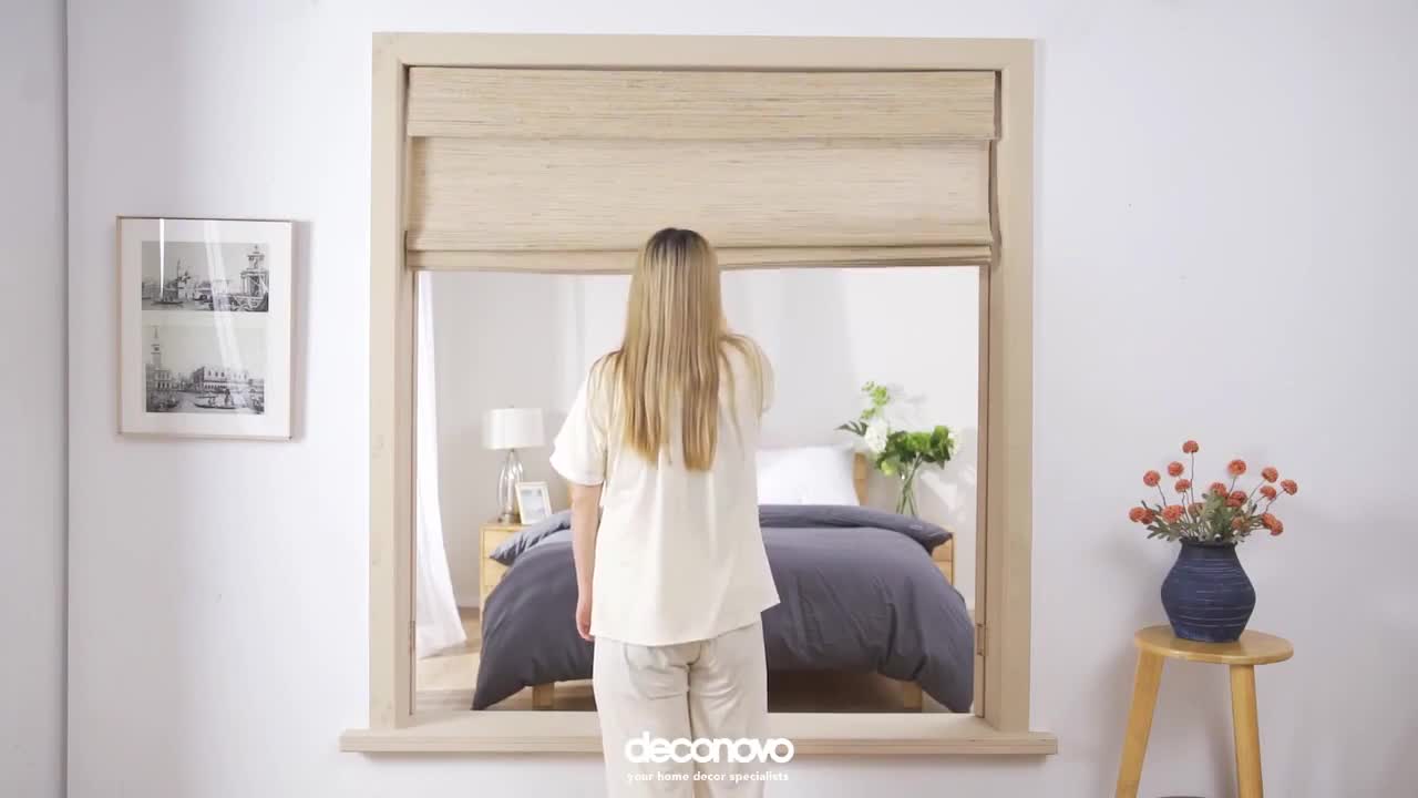 Deconovo How to Hang deconovo Bamboo Shades - Step-by-Step Guide