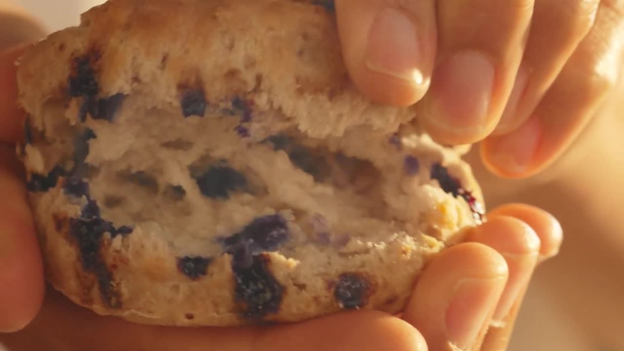 Hardee's Blueberry Biscuit | Ripe for the Picking