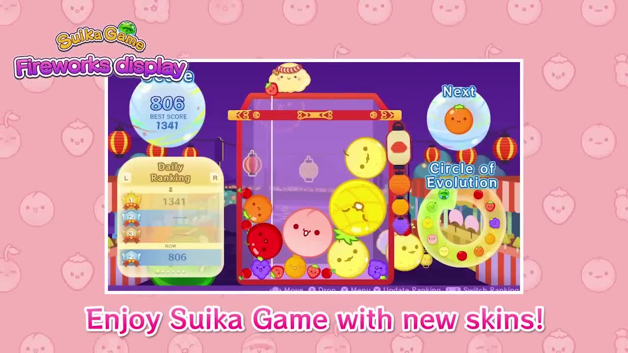 Suika Game – Summer Skins DLC Trailer Trailer