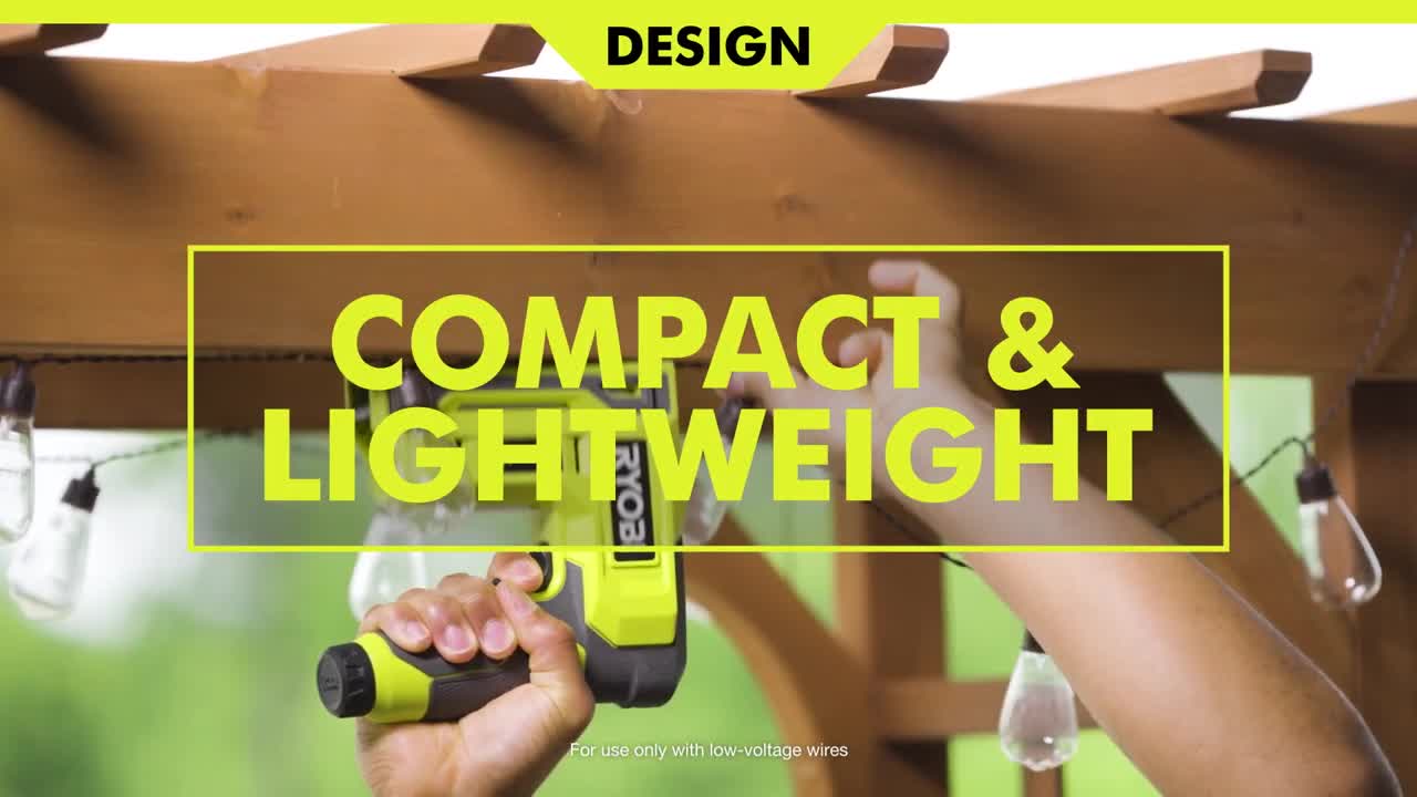 RYOBI USB Lithium 4-In-1 Stapler/Nailer