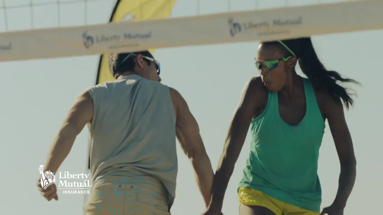 Liberty Mutual Insurance Volleyball | LiMu Emu & Doug