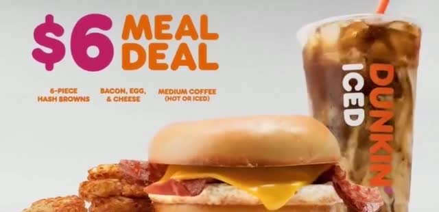 Dunkin´ $6 Meal Deal 'Biggest Deal in Breakfast'