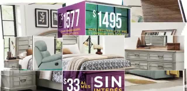 Rooms to Go 'Celebrando en grande: Sofá Chaise'