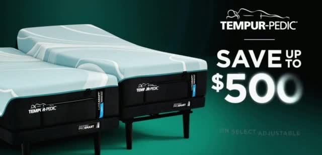 Tempur-Pedic Black Friday Event 'Sleep Easier: Save $500'