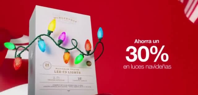 Target '30% de descuento en juguetes, luces navideñas y más'