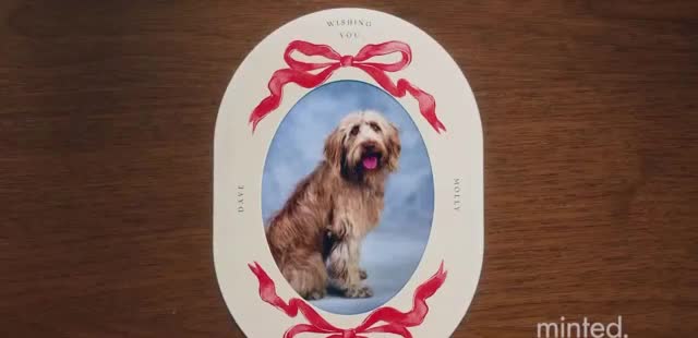 Minted 'Holidays: First Kiss'