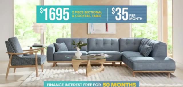  Holiday 'iving Room Upgrade Sectional and Table $1,695'