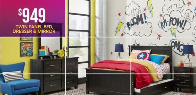 Rooms to Go Kids Holiday Sale 'Cottage Bedroom Set'