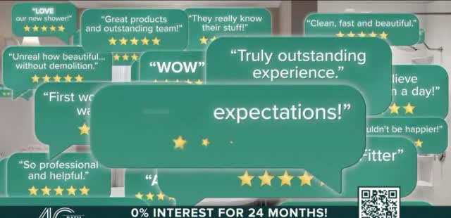 Bath Fitter 'Got People Talking: 0% Interest'