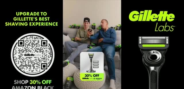 Gillette GilletteLabs Black Deal 'Buy More: 30% Off'