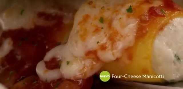Olive Garden Oven Baked Pastas 'Sobre la cima'