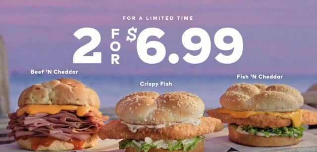 Arby's 'Smaller Fish Sandwiches'