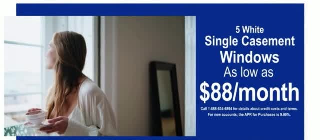 Window World 'Singe Case Windows: $4995'