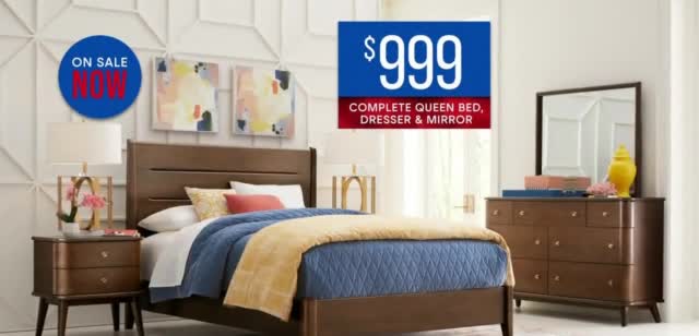 Rooms to Go Anniversary Sale '$999 Bedroom Set'