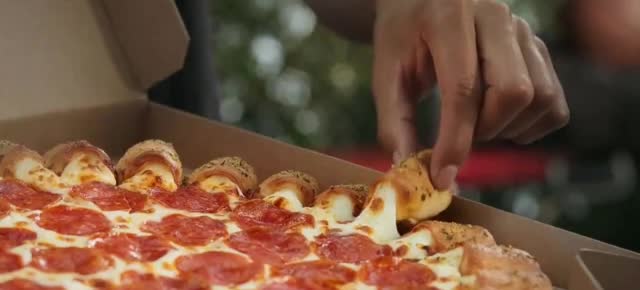 Pizza Hut Cheesy Bites Pizza 'The Legend of Peter Zahhut'