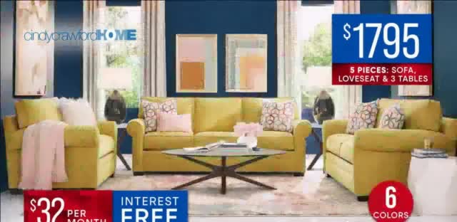 Rooms to Go Anniversary Sale 'Five Piece Living Room: $1,795'