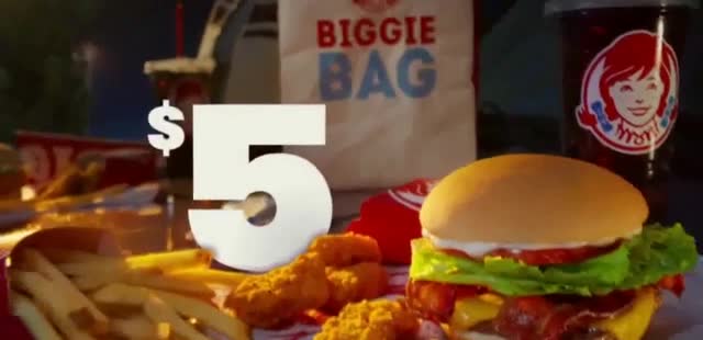 Wendy´s Biggie Bag 'Una oferta ilimitada: $5'