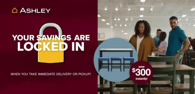 Ashley HomeStore Memorial Day Sale 'Locked In'