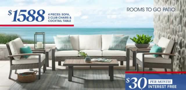 Rooms to Go Memorial Day Sale 'Let's Go: Special Financing'