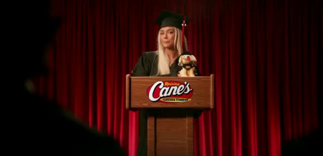 Raising Canes '2025 Graduation Plush Puppies' Featuring Livvy Dunne