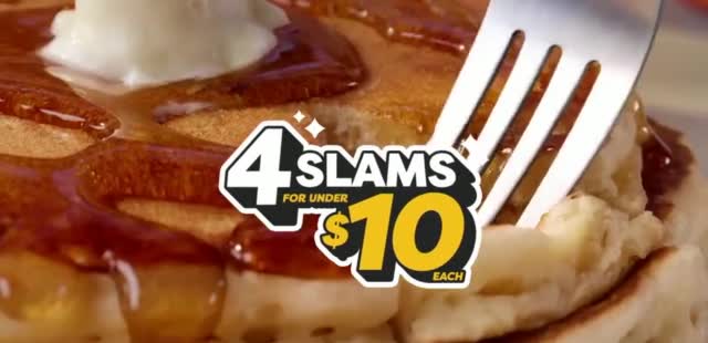 Denny's 'Turning Up the Eat: Four Slams Under $10 Each'