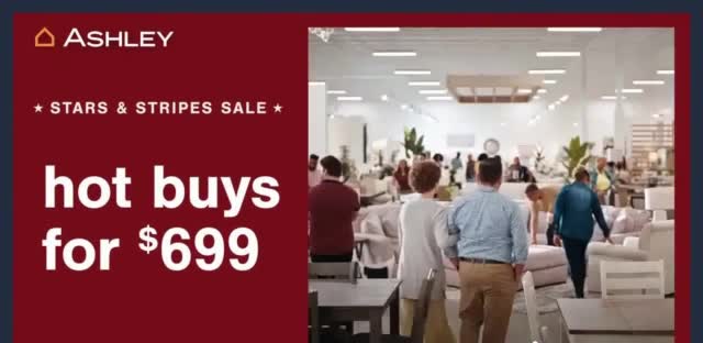 Ashley HomeStore Stars and Stripes Create Your Stylish Summer Sanctuary