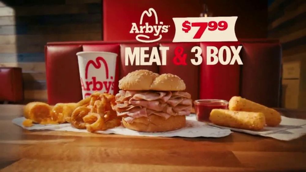 Arby's Meat and Three Box: More Meal for Your Money (2026 TV Spot)