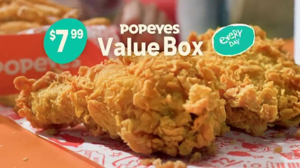 Popeyes Value Box: All the Bold Flavor – $7.99