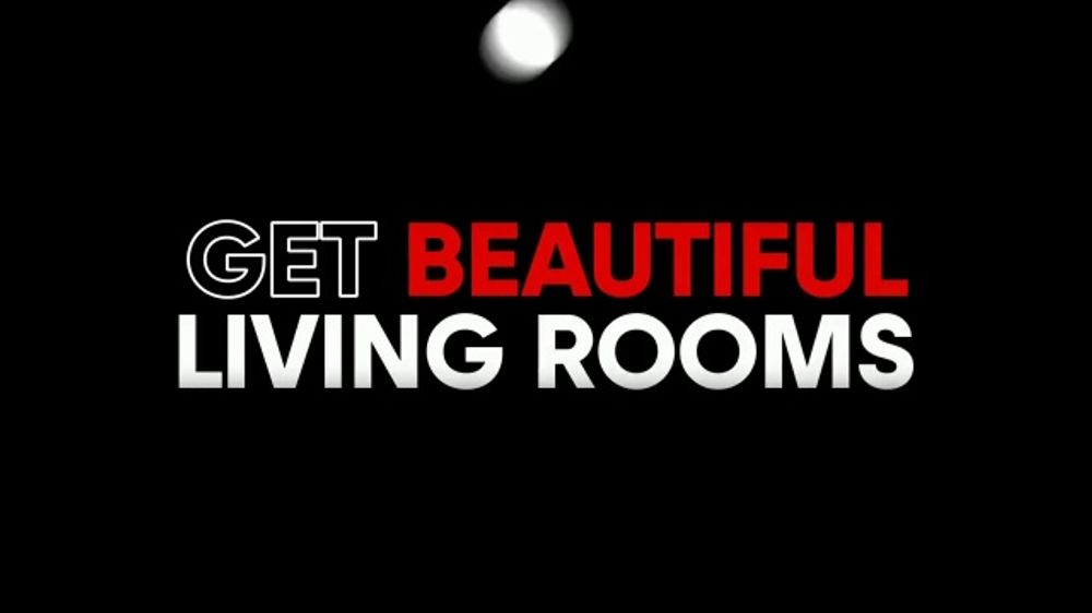 Rooms to Go Beautiful Living Room Sets: Sofa & Loveseat – $999